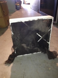 Filthy filter with dirt legs. Photo by ServiceOne, Alfredo Raton