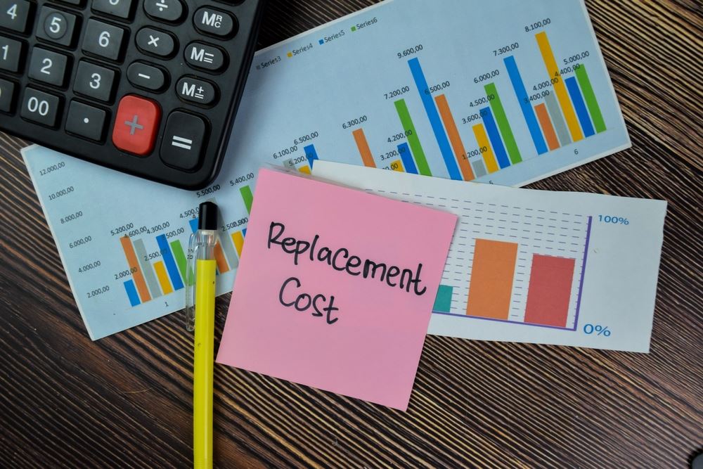 photo of calculator, pencil, and charts of rising costs